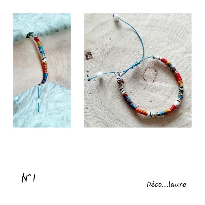 Bracelet colorés Atebas. (5 modèles).