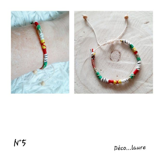 Bracelet colorés Atebas. (5 modèles).