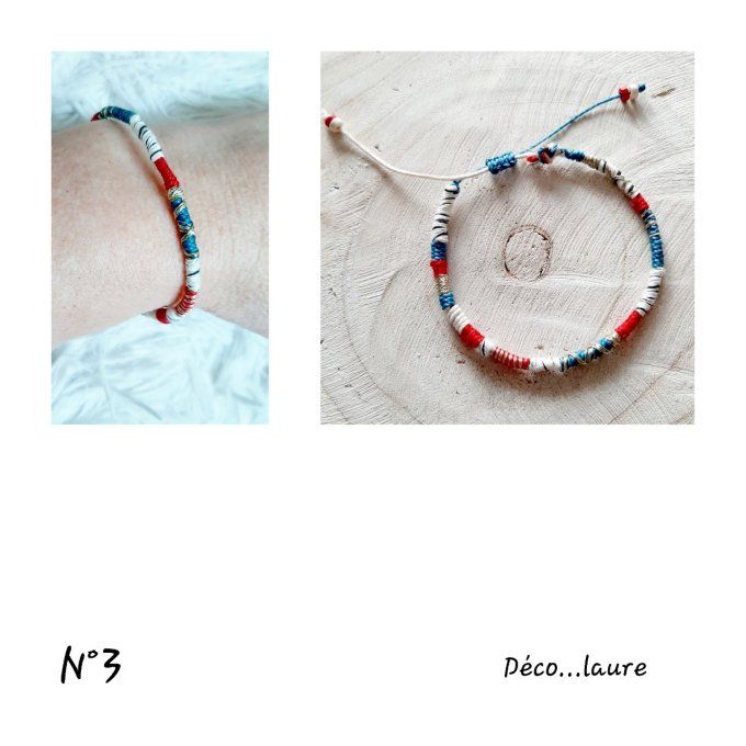 Bracelet colorés Atebas. (5 modèles).