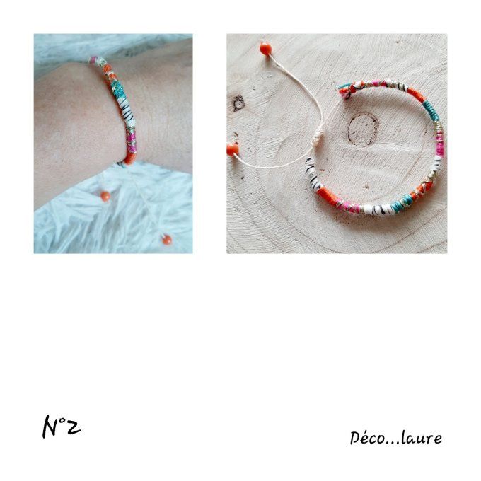 Bracelet colorés Atebas. (5 modèles).