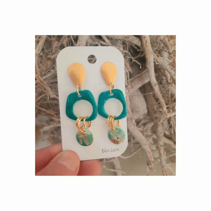 Boucles d'oreilles série Mimosa 