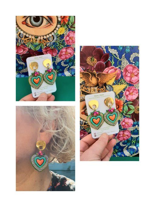 Boucles d'oreilles ex-votos 