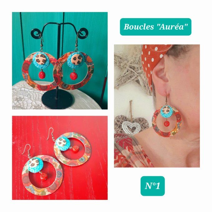 Boucles d'oreilles "Auréa"