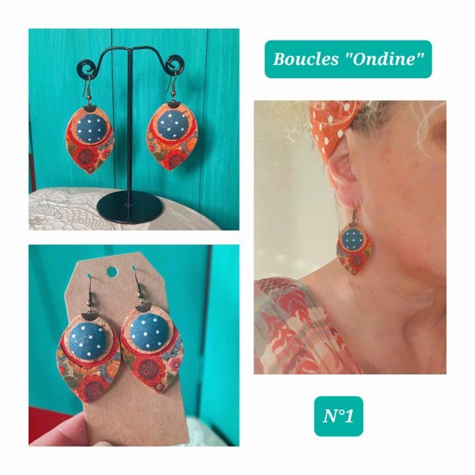 Boucles d'oreilles "Ondine"