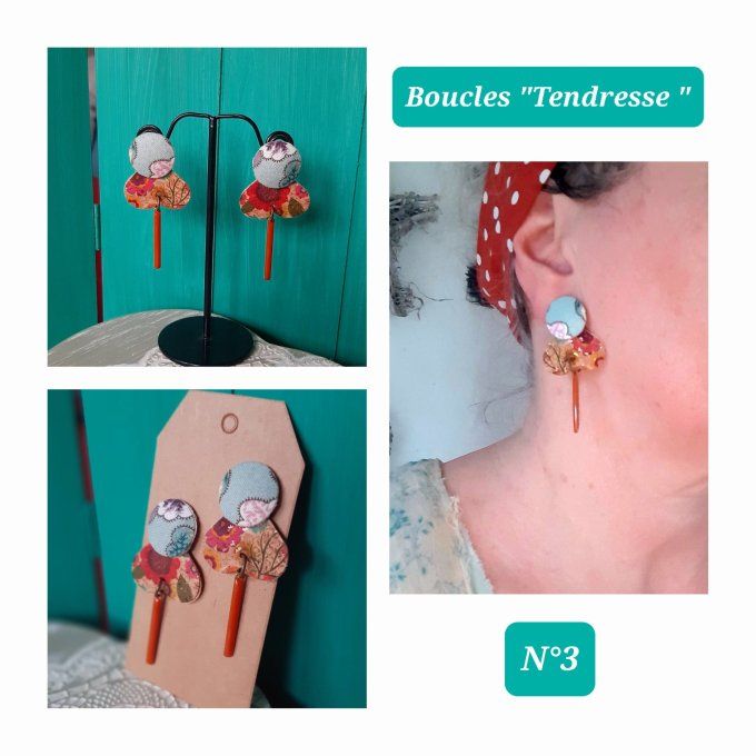 Boucles d'oreilles "Tendresse"