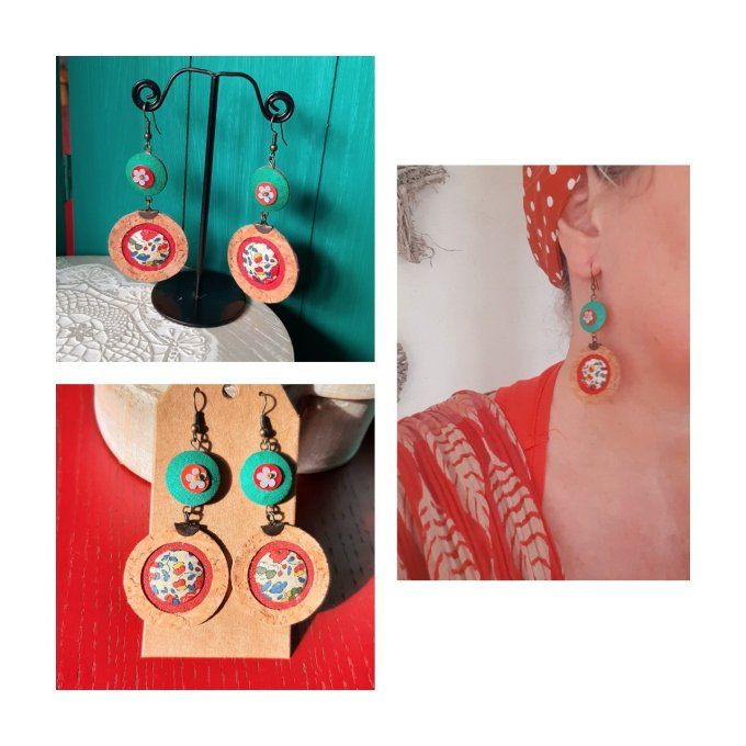 Boucles d'oreilles "Tissia"