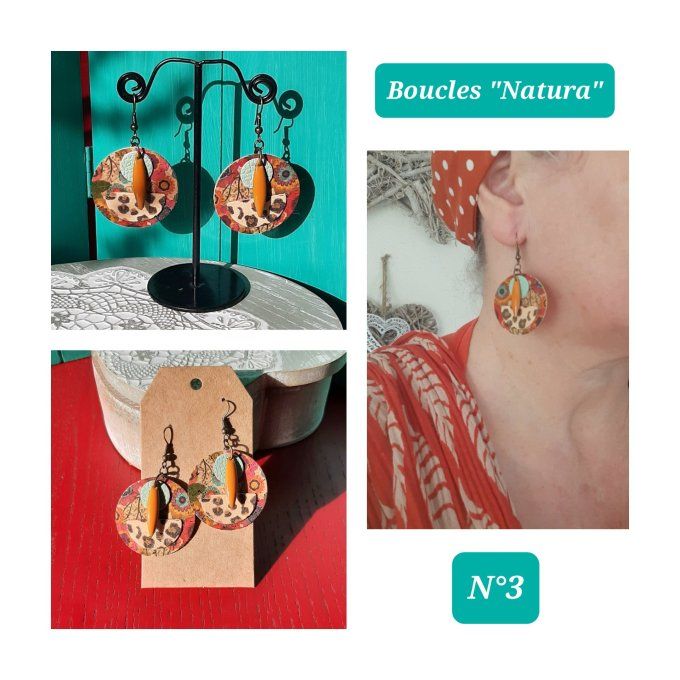 Boucles d'oreilles "Natura"