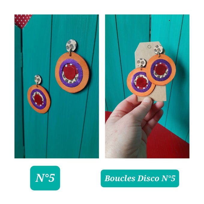 Boucles d'oreilles "Disco"