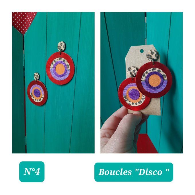 Boucles d'oreilles "Disco"
