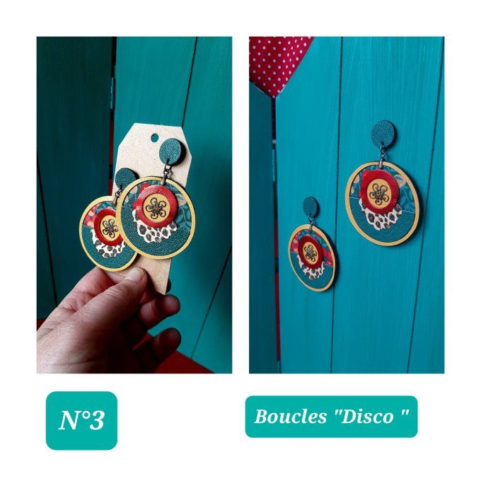Boucles d'oreilles "Disco"