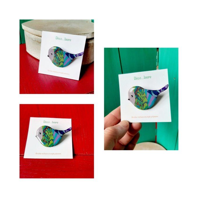 Broche Birdy