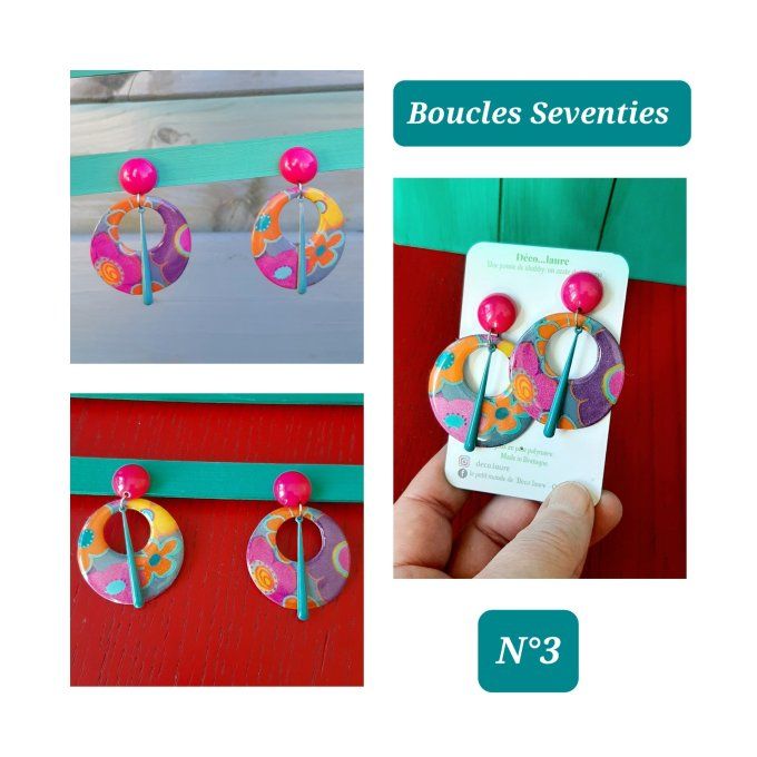 Boucles Seventies (3 modèles)